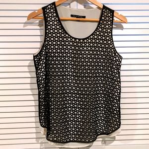 Zac & Rachel Geometric Double-layer Tank